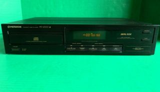 Vintage Pioneer Pd - 4300 Compact Disc Player (cd Player)