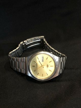Vintage Citizen Eagle 7 Automatic 21 Jewels Men " S Watch Day/date Running 1970s