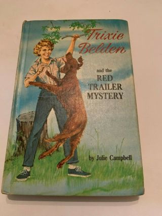 1965 Trixie Belden And The Red Trailer Mystery By Julie Campbell Golden Press