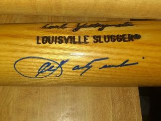Carl Yastrzemski Boston Red Sox Signed Louisville Slugger Baseball Bat