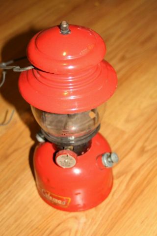 Vintage Coleman Lantern Model 200a - Red Dated 2/53
