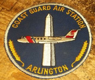 Vintage Uscg Us Coast Guard Air Station Arlington Squadron Patch