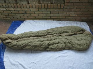 Us Military M - 1949 Down Arctic Sleeping Bag Large Dated 1926 1929 Talon Zipper
