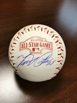 Miguel Cabrera Tigers Signed Autographed 2004 All Star Game Baseball Jsa Auth