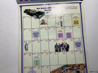 Vintage 1992 Joe Camel Cigarettes “The Year In Pictures” Wall Calendar RJRTC 3