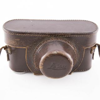Leica Vintage Brown Leather Camera Case