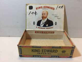 Vintage King Edward Imperial Cigar Tobacco Box