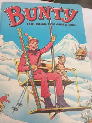 Bunty For Girls Annuals 1981.  Collectable Item