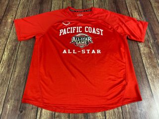 2019 Pacific Coast League All - Star Game Red Shirt - Evoshield - Pcl - Xl