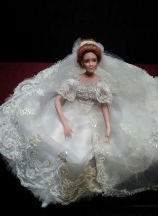 Vintage Porcelain Cindy Mcclure Bride " Forever Begins Today " Doll Ashton - Drake