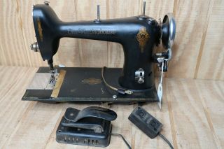 Vintage - Westinghouse Deluxe Rotary Sewing Machine With Pedal