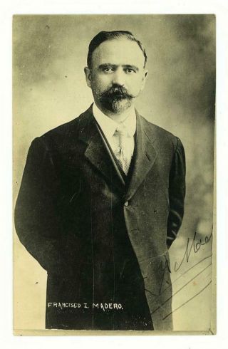 Mexican Revolutionary Francisco I.  Madero Vtg 1900 