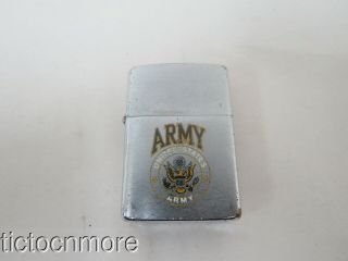 Vintage Zippo Us Army Promotional Cigarette Lighter D.  1989