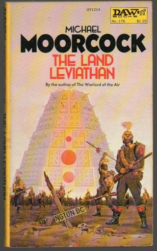 The Land Leviathan By Michael Moorcock Pb 1976 Daw 178 1st S/h