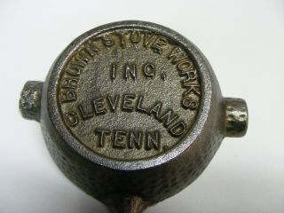 Vintage Brown Stove Mini Skillet Advertising Ash Tray Cleveland Tn