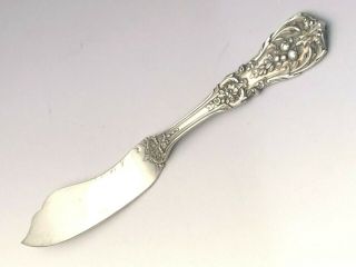 Francis I By Reed & Barton Flat Master Butter Knife 7 1/8 ",  Sterling,  Old Marks