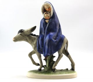 Vintage Goebel Mary & Jesus Flight Into Egypt Figurine Signed Robson 4057a 1959