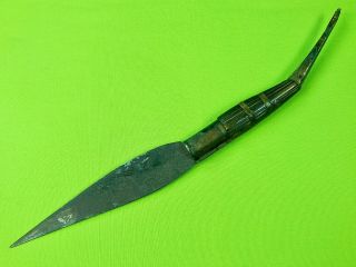 Antique Old France French or Italian Italy Unusual Design Navaja Folding Knife 3