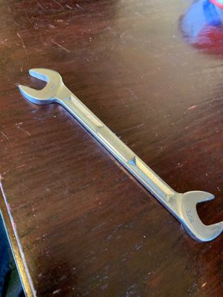 Snap - On Vintage 9/16 " Sae 4 - Way Angle Head Open End Wrench Vs5218