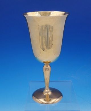Empress By Dirigold - Dirilyte Water Goblet 3 1/4 " X 6 1/2 " Tall 9.  92 Ozt.  (3123)