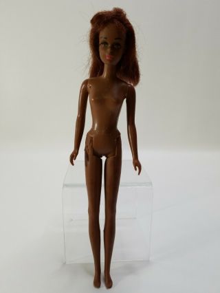 Vintage 1966 Black Francie Barbie Doll Japan Twist & Turn African American