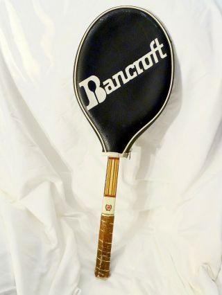 Bancroft Monte Carlo BJORN BORG Vintage Wood Tennis Racquet 4 3/8 