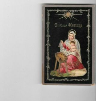 Vintage Postcard Christmas Greetings Posted 1911 Printed In Germany 1 Cent Stamp
