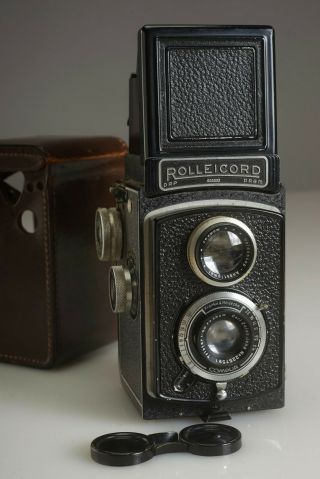 Vintage Rolleicord K3 Mediuam Format Tlr 6x6 120 Film Camera Triotar 75mm 4.  5