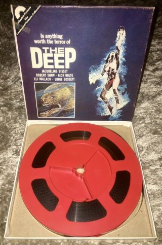 Vintage The Deep 8mm Movie Film 400’ Reel 8 Columbia Pictures Horror Movie