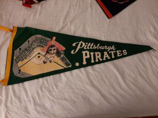 Vintage College Pittsburgh Pirates Felt Pennant