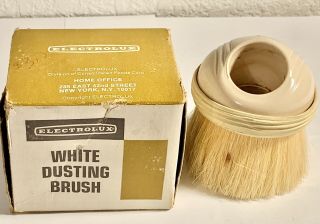 Vintage Electrolux Round White Dusting Brush Model 4930,  Model Xxx 30 And Later