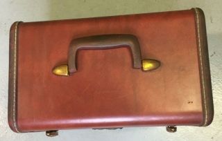 Vintage Samsonite Shwayder Bros.  Luggage Train Makeup Case Trunck Brown 4912 3