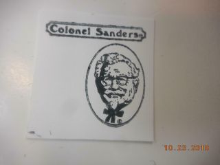 Printing Letterpress Printer Block Detailed Vintage Colonel Sanders Printer Cut 2