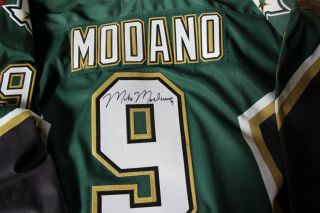 Mike Modano Signed Dallas Stars Jersey - Xl - Ccm - / Never Worn