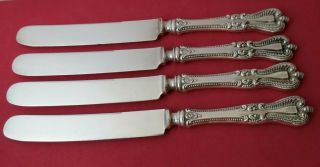 4 Towle Old Colonial Sterling Silver Old French Hollow Knife W Bolster 8 7/8 "