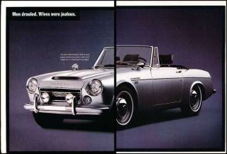 1997 1967 Datsun 2000 Roadster 2 - Page Advertisement Print Art Car Ad J818a