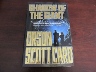 Orson Scott Card Signed Autographed Shadow Of The Giant 1st Ed/1st Enders Series