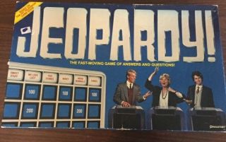 Vintage Jeopardy 1st Edition Game Of Answers & Questions 1986 Holiday