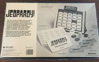 VINTAGE Jeopardy 1st Edition Game of Answers & Questions 1986 HOLIDAY 2