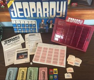 VINTAGE Jeopardy 1st Edition Game of Answers & Questions 1986 HOLIDAY 3