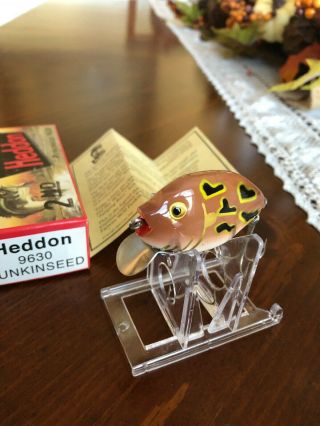 Vintage Heddon Brown Frog Punkinseed Lure 9630 Limited Edition