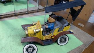 Vintage - Hubley - Mr Magoo - Car - Tin Litho Toy.  Parts -