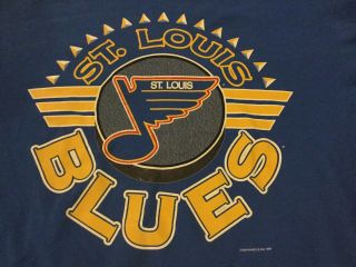 Vintage 1990’s St Louis Blues Sweatshirt Size Large 2