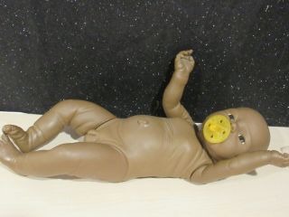 Vintage Newborn Baby Boy - African - American - w/PACI - Anatomically Correct - REBORN 3