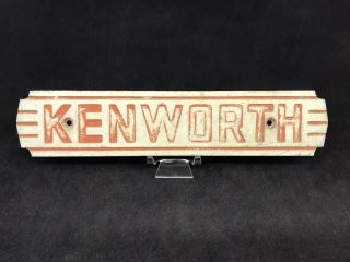 Antique Vintage Early Kenworth Truck Hood Emblem