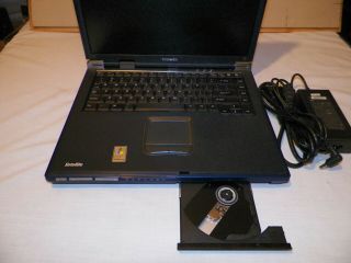 Toshiba Satellite A35 - S159 Laptop.  15 ' (Pentium 4,  1gb,  80gb) Windows Xp.  Vintage. 3