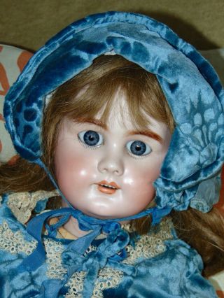 Antique Bisque Doll Tete Jumeau 24 " French 11