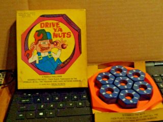 Vintage 1970 Drive Ya Nuts Game Complete