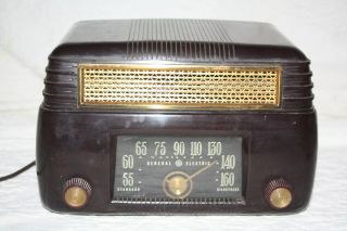 1940 ' s Vintage General Electric Model 202 Tube Radio Bakelite - Parts 2