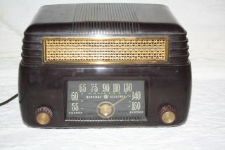 1940 ' s Vintage General Electric Model 202 Tube Radio Bakelite - Parts 3
